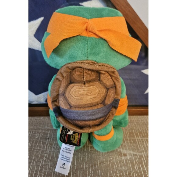 Teenage Mutant Ninja Turtles TMNT plush Gift Collectible Michelangelo NWOT - Picture 3 of 6
